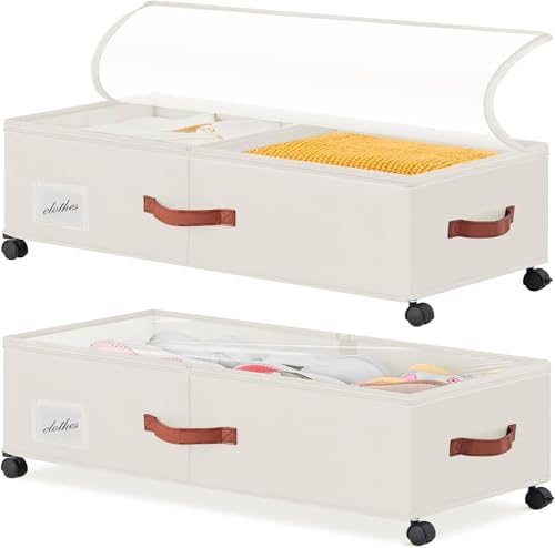 Under Bed Storage Container for Bedroom: by Beeowner