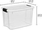 Sterilite Ultra Latch Box with Lids for Home and Office, 30 Quart, 6-Pack - Image 3