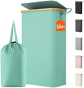 Lifewit 65L Slim Laundry Hamper with Lid and Removable Bag, Sage Green by Lifewit