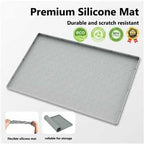 MateeyLife Silicone Waterproof Mat for Dog & Cat Food Mat 19"X12" - Image 2