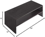 Whitmor Wood Stackable 2-Shelf Shoe Rack, 24 INCH, Espresso - Image 2