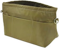 Handbag Tote Purse Organizer Insert, X Large, Khaki Green by TimeWing