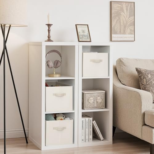 StorageWorks Closet Storage Bins, Beige, Extra Large, 3-Pack - Image 2