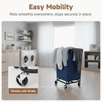 StorageWorks 160L Laundry Basket with Wheels, Rolling Hampers for Clothing - Image 4