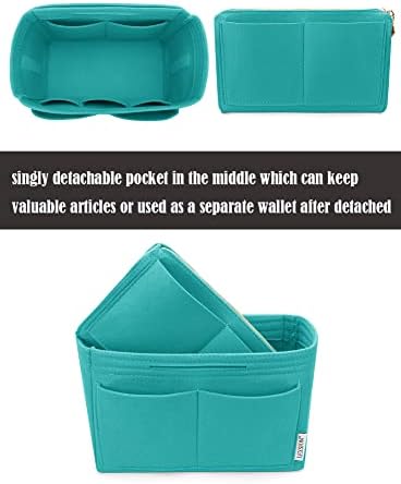 LEXSION Felt Purse Organizer Insert, Tote Bag Shaper Dividers with 5 Sizes - Image 2