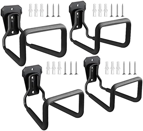 Hose Holder Stand Wall Mount, 4Pcs Heavy Duty Garden Hose Hanger Reel by UPCERA