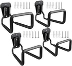 Hose Holder Stand Wall Mount, 4Pcs Heavy Duty Garden Hose Hanger Reel by UPCERA