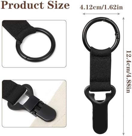 Niveaya Hat Clip for Travel on Bag, Strong Clip Secure Hold, 2 Pack - Image 6