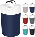 BlissTotes 75L Laundry Basket, Freestanding Collapsible Hamper, Blue by BlissTotes
