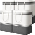 4 Pack Large Laundry Baskets, Laundry Hampers, Freestanding Waterproof Collapsible Clothes Bag with Extended & Reinforced Handles - Clothes Basket for Dorm, Bathroom, Home (100L) by EpicTotes