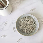HANKOR 4.75" Ceramic Jewelry Tray, Small Ring Dish Holder Trinket Tray, Catch All Trays for Ring Earring Necklace Key, Christmas Gifts for Women Girls, Gray - Image 4