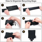 IDOGEAR Sports MOLLE Folding Dump Pouch Utility Tool Pouch Roll Up Quick-Release Magazine Waist Pouch Compact Storage for Outdoor Airsoft Paintball - Image 5