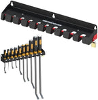 UNITEDPOWER Pry Bar Holder, Lockable Wall Mount Storage Rack Organizer for Workshop, Shed, Garage, Home, Stores up to 10 13 Tools or Extensions by UNITEDTOOLSUNITEDPOWER