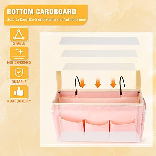 Lilithye Bedside Caddy, Bedside Storage Bag Hanging Organizer for Bunk Bed - Image 6