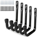 Dreecy J Utility Hooks for Hanging Heavy Duty Garage Storage Utility Hooks, Utility Hook for Garage Wall,Color Black, 5 Pack by Dreecy