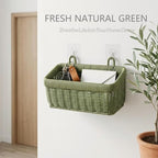 Hanging Wicker-Style Baskets for Kitchen Bathroom Entryway Organizing - Image 6