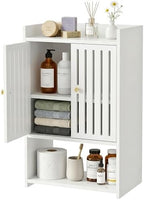 HAYOFAMY 4-Tier Wall Bathroom Storage Cabinet 7.9" D x 15.7" W x 23.6" H by HAYOFAMY