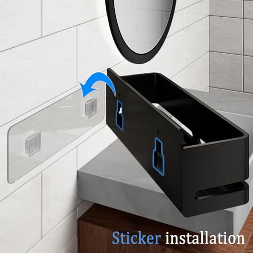 Shower Caddy,2-Pack Shower Shelf,no Drill Shower Organizer(Black) - Image 6