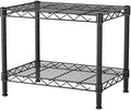 SINGAYE Small Wire 2 Shelves Pantry Metal Shelf Floor Organizer Under Desk by SINGAYE