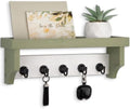 Key and Mail Holder Wall Mount, Mail Organizer with 5 Key Hooks by Lucundm