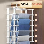 SEVEN LUCKY LIGHT 2Pcs Cloud Ladder Pants Hangers Space Saving for Closet - Image 3