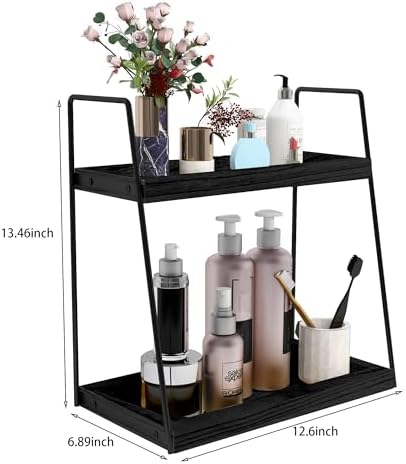 Dorhors Bathroom Counter Organizer,Vanity Countertop Storage Shelf - Image 3