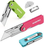 WORKPRO 3-Pack Folding Utility Knife Set by WORKPRO