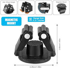 4PCS Magnetic Mop Broom Holder – Heavy Duty, Anti-Slip Wall Mount with Adjustable Gripper for Garage, Kitchen, Laundry & Garden Organization - Image 2