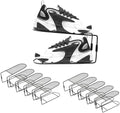 CiBiZi Shoe Slots Organizer 10Pack Metal Shoe Stackers for a Pair of Shoes Display Shelf Shoe Holder Shoe Storage Closet Organizers Shoe Space Saver Organizador de Zapatos Black by CiBiZiUS