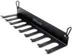 GoSports Baseball & Softball Bat Rack - Holds 16 Bats - Mount on Wall or Clip on Dugout Fence - Black by GoSports