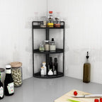 Dorhors Corner Bathroom Organizer Countertop,Vanity Counter Storage Shelf - Image 5