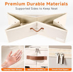 6 Inches Under Bed Storage with Wheels Pack of 2, Underbed Shoe Storage Container Bin with Clear Lid Cover, Rolling Under Bed Drawer Storage Bag Basket for Shoe Organizer Sheet Sweater - White - Image 4