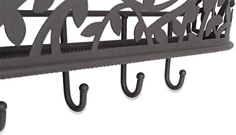 DII Wall Mounted Mail, Letter & Key Holder, Gray, Medium - Image 6