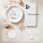 Ceramic Jewelry Tray, White Initial J Personalized Jewelry Dish - Image 2