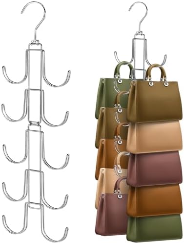 Purse Organizer for Closet: Upgraded Purse Hanger with 10 Big Hooks by Unknown