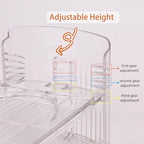 Shoe Stacker Shoe Rack Organizer for Closet Space Saver Storage Shoe Holder Organization (Transparent, 6 pack) - Image 2