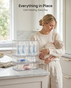 Vtopmart Clear Stackable Storage Drawers Set of 8, Plastic Organizer Bins - Image 5