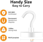MIKEDE Magnetic Hooks Heavy Duty 170LB Super Strong Hook for Cruise - Image 4