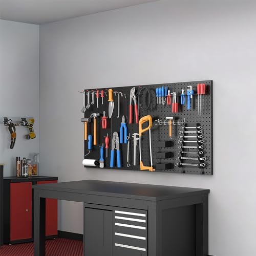 Ultrawall Metal Pegboard Wall Panels, Peg Boards for Garage Tool Storage - Image 6