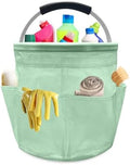 Qivine 17L Cleaning Caddy with Handle, Foldable Bucket for Cleaning by Qivine