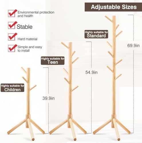 WANGMUXIA Freestanding Coat Rack - Image 6