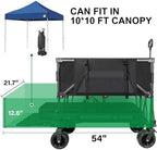 Double Decker Wagon 600lb Capacity & 400L Collapsible Sports Wagon - Image 5