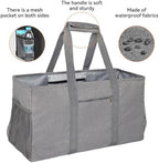 Extra Large Utility Tote Bag - Reusable Grocery Bags Foldable Heavy Duty - Image 3