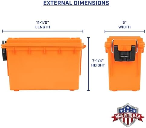 Sheffield 12630 Ammo Box Made in USA Stackable Lockable Ammo Storage Box - Image 2