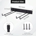 Folding Chair Rack,Metal Folding Chair Storage Rack - 2-Pack,Heavy Duty Design,Garage Organization & Foldable Chair Hanger - Image 3
