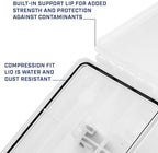 Sheffield Ammo Box Made in USA, Stackable Lockable Ammo Storage Box, Frost - Image 5