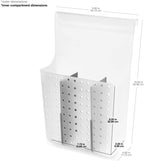 madesmart Hanging Hair Tools Organizer, Frost - Image 4