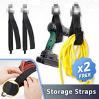 COCOYA Garage Hooks 11.8" Long with 2 Extension Storage Straps (4 Pack) - Image 6