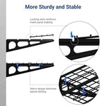 FLEXIMOUNTS 2-Pack 2x6ft Garage Shelving 24-inch-by-72-inch Heavy Duty Wall Mounted Shelves Garage Storage Rack Floating Shelves, 1400lbs Load Capacity, Black, Classic Series - Image 5