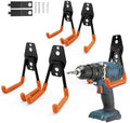 Wallavant Skateboard Hooks 4-Pack Utility Small Heavy Duty Holder Garage Storage Wall Mount for Stroller Tennis Garden Tool Household Warehouse Shed by Wallavant